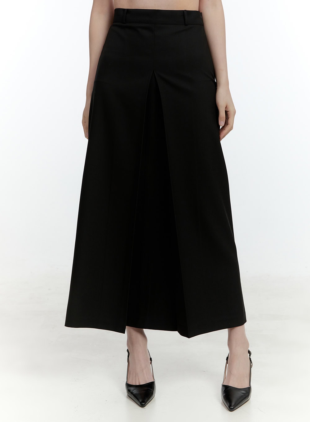 Elegant Pintuck Maxi Skirt CF504